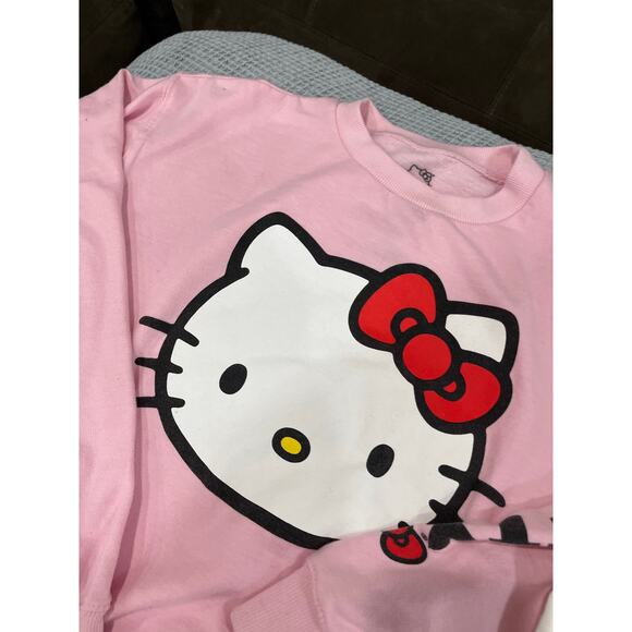 Hello Kitty Sweatshirt & T-Shirt Bundle Women’s M & L Sanrio - Picture 2 of 6